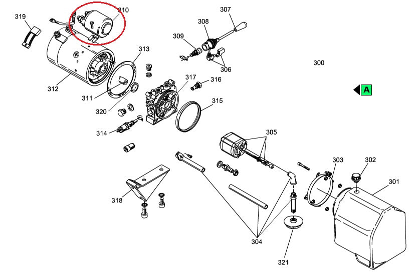 Relay 12V 80Ah Pramac G082180