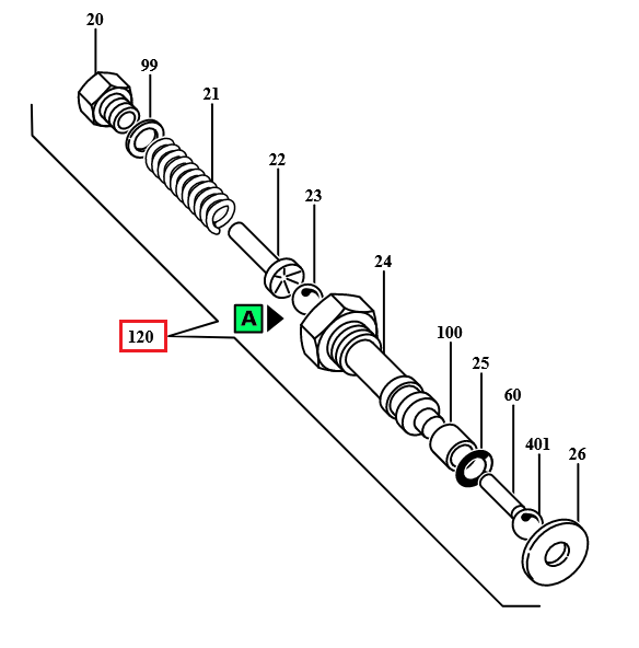 Pramac Lifter GS LOWP Complete No Release Valve S0004010036