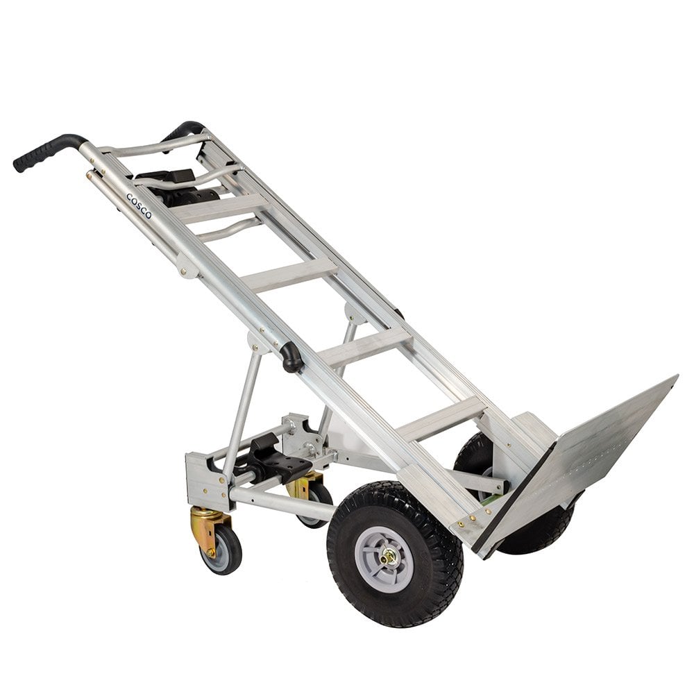 350kg 3-in-1 Aluminium Sack Truck Pneumatic Wheels