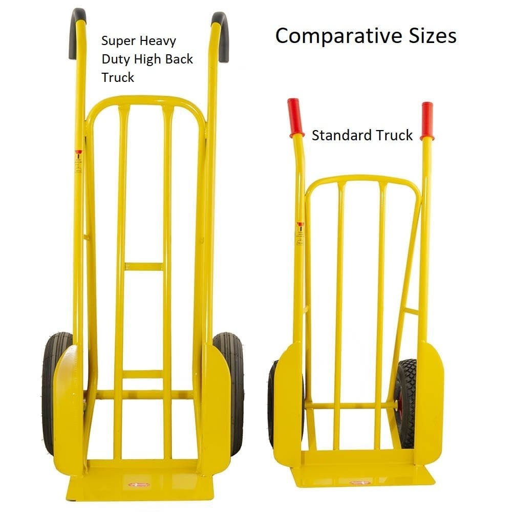 500kg Heavy Duty High Back Steel Rough Terrain Sack Truck