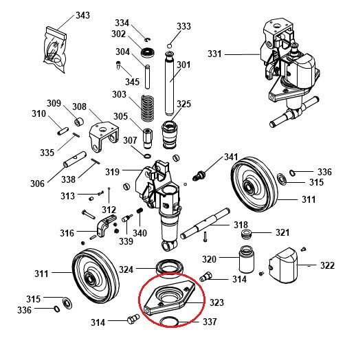 Thrust Plate GS22 Basic Pramac S000003109