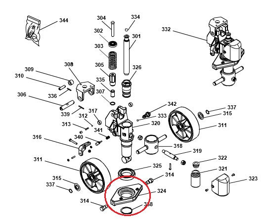 Thrust Plate GS25 Premium Pramac S000003109