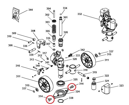 Thrust Plate Bolt GS25 Premium Pramac S000003302