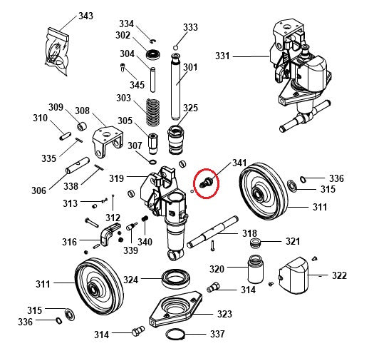Return Release Valve Complete Pramac S000007048