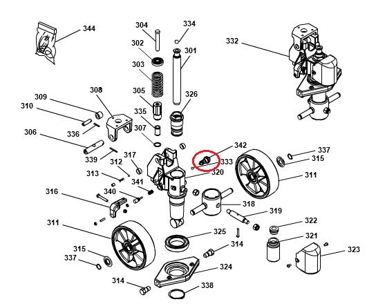 Return Release Valve Complete Pramac S000010074