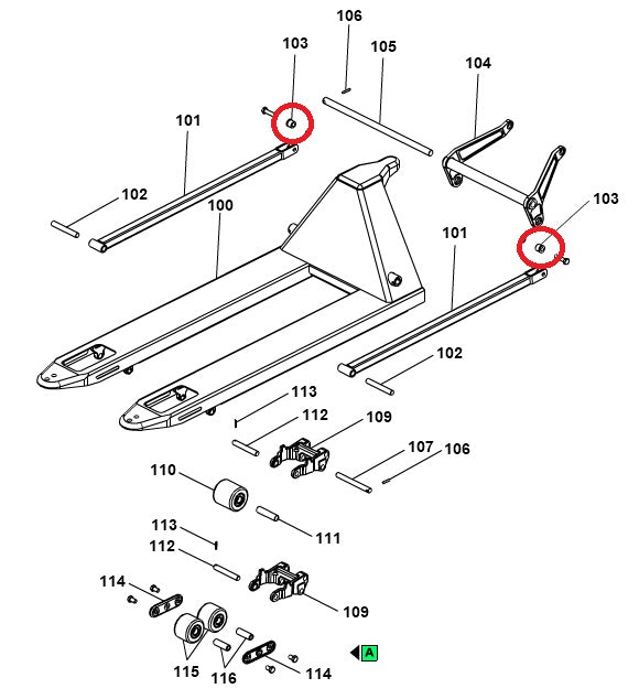 Push Rod Bushing PT2200 Sealey PT2200.103