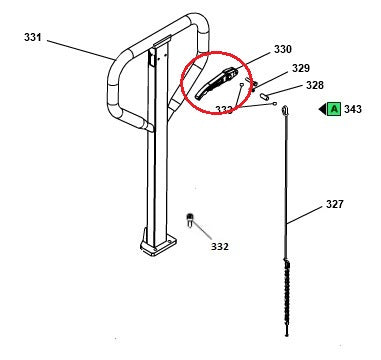 Lowering Lever GS25 Premium Pramac S0004018006