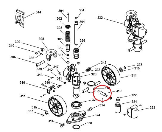 Balancing Axle GS25 Premium Pramac S0012015031