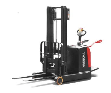Electric Powered Pedestrian Reach Stackers