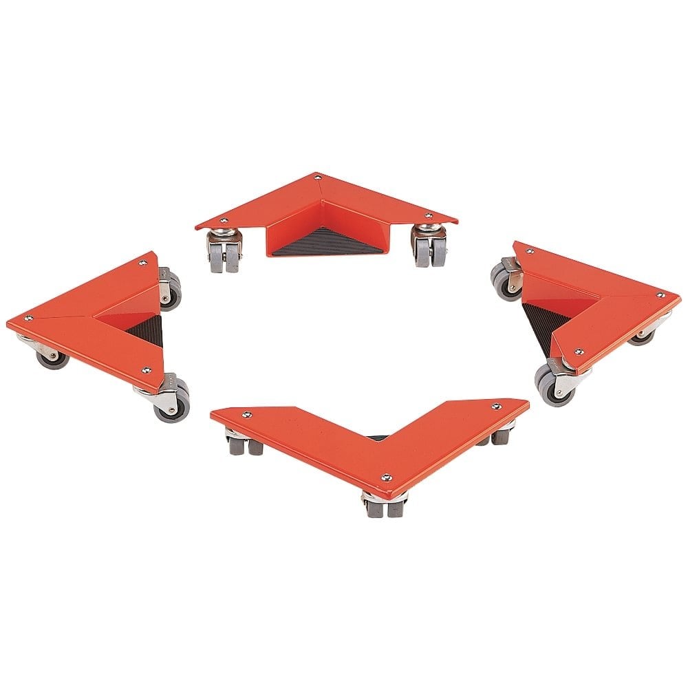 600kg Corner Skate Set With Twin Castor Wheels