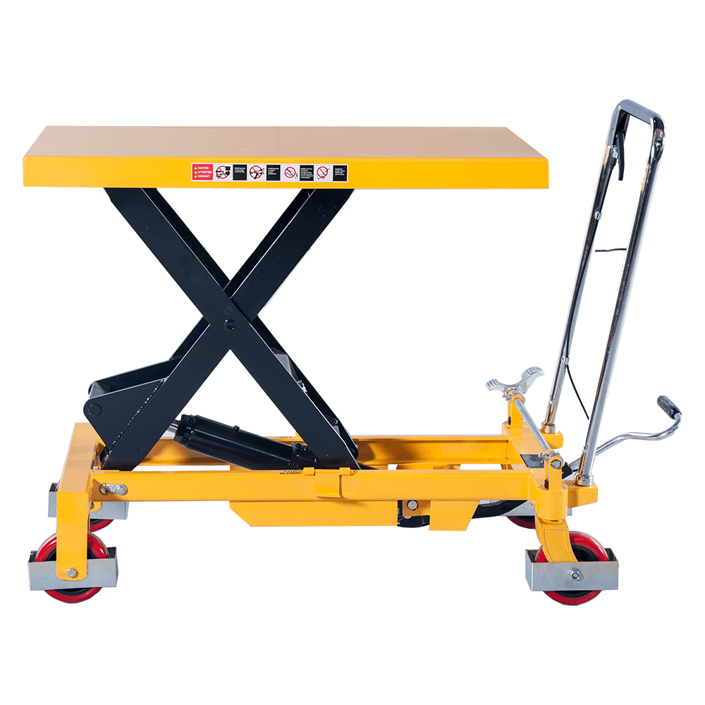 500kg Mobile Scissor Lift Table Single Stage