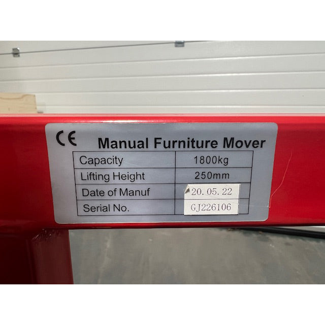 Professional Lift Mate FML180B equipment mover with securing straps