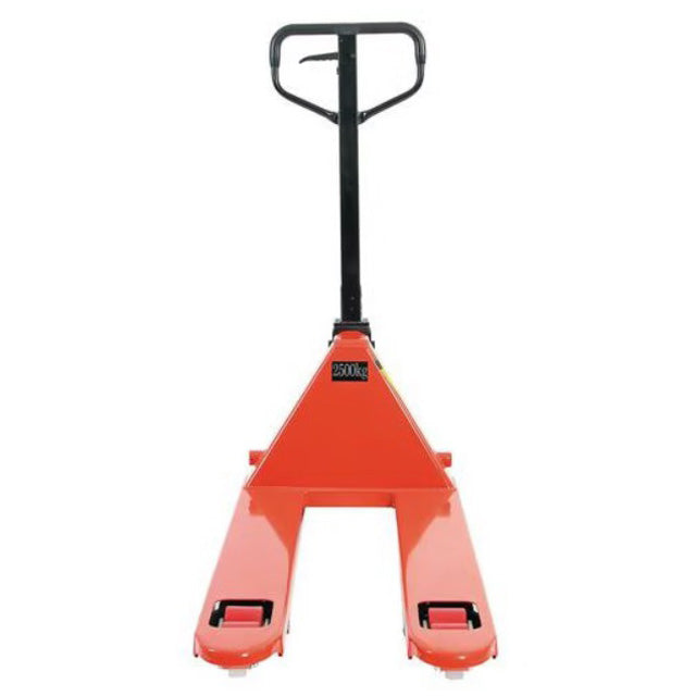 Industrial hand pallet truck suitable for warehouses and factories