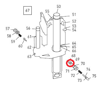 BT Toyota L20ST Copper Washer 47050