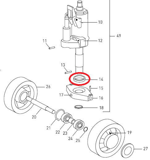 Ball Bearing BT Toyota 22052