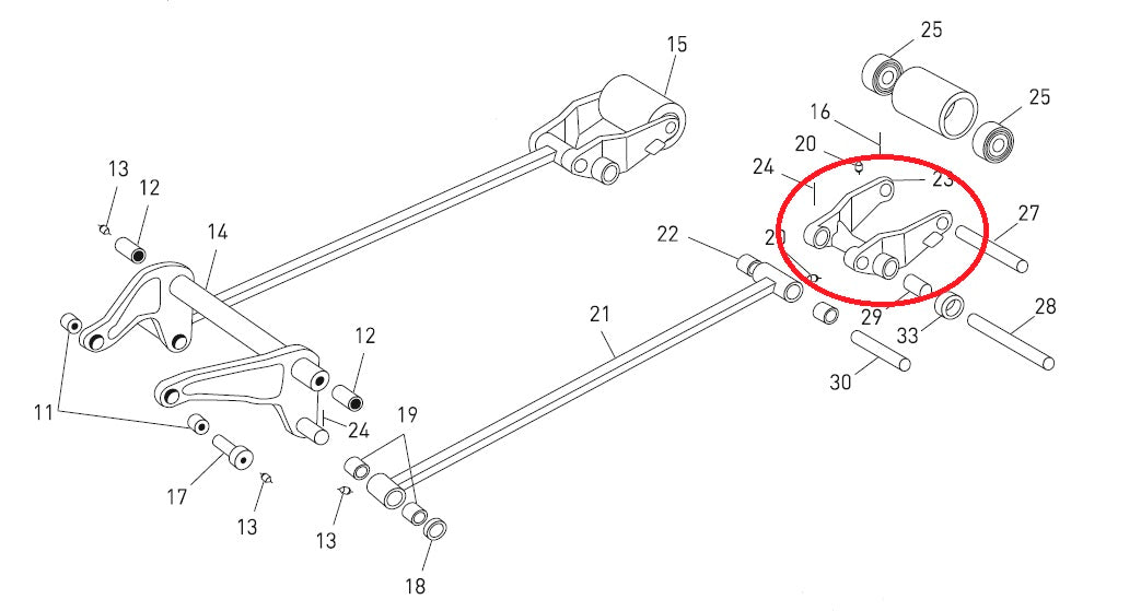Wheel Fork Bracket BT Toyota