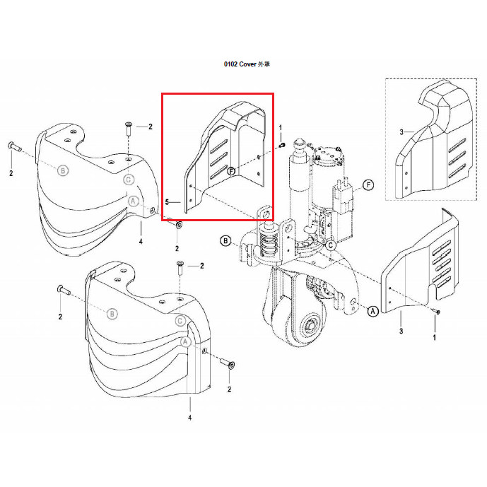 Linde MT12 Left Hydraulic Cover 11314610410