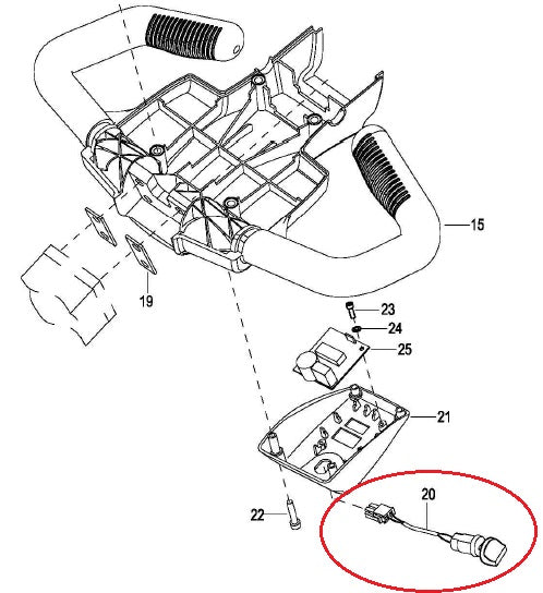 Key Switch EP Equipment 1115-520019-0A