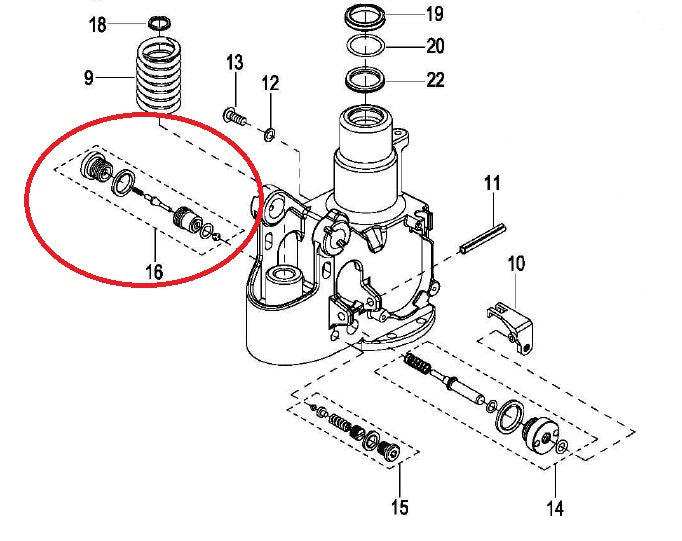 EP Equipment EPT20-15EHJ Control Valve 1121-410014-00