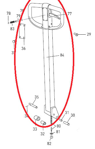 Tow Bar Complete Serial No's Before 3299999 BT Toyota 175753