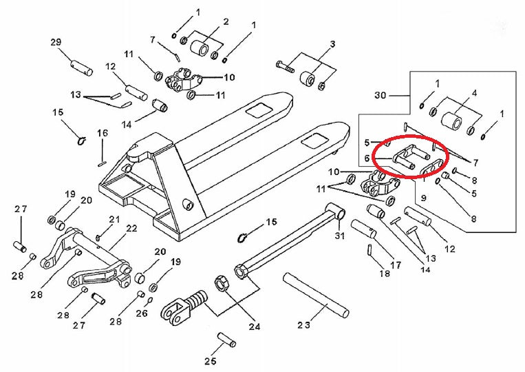 Wheel Bracket Tandem Load Roller Total Source 128TA4396