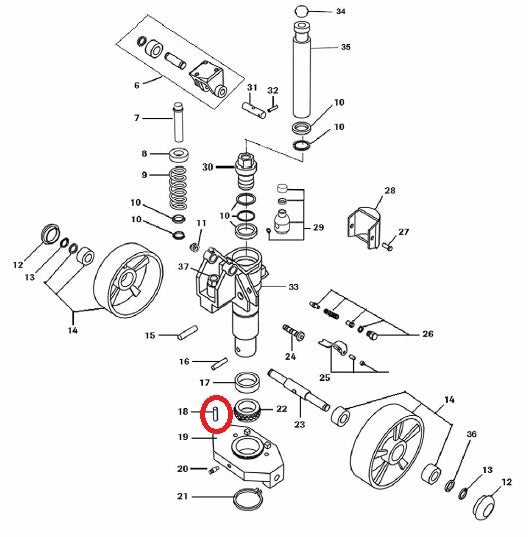 Locking Pin Total Lifter 128TA4470