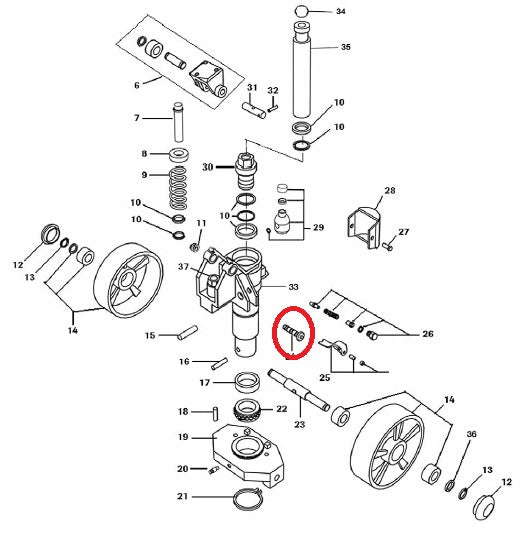 Pressure Release Valve Total Lifter 128TA4476