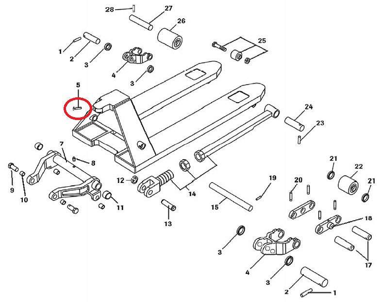 Socket Cap Bolt M6x20 TRP0005 Total Lifter 144TA2665