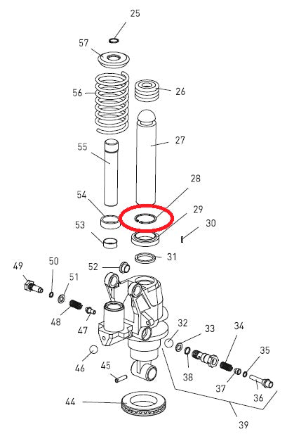 BT Toyota LHM230 Locking Ring 20642