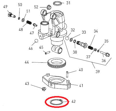 BT Toyota L20ST Retaining Ring 50mm 179666