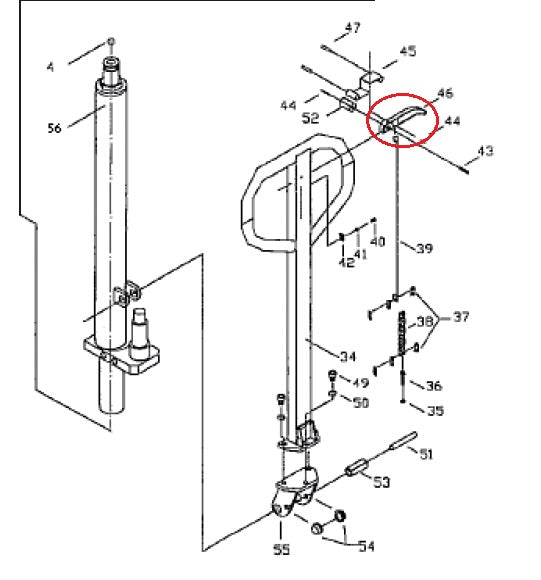 Release Lever TRSM0002 Climax 129TA5160