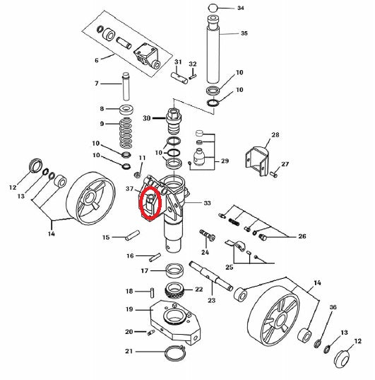 Pump Unit Piston Body Total Source 134TA3675