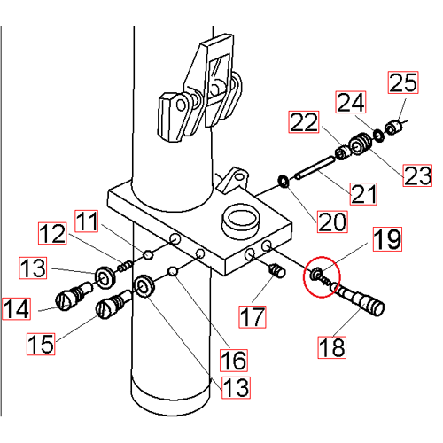 BT Rolatruc HL1000 Guide Pin 141688