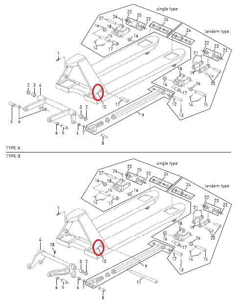 Locking Roll Pin 5.5mm x 40mm (Pack of 5) Total Source 144TA2675