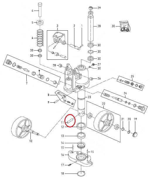 Elastic Roll Pin HPT-D Total Lifter 144TA2873