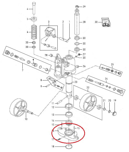 Hydraulic Pump Unit Thrust Plate TRP0005 Total Lifter 144TA2876