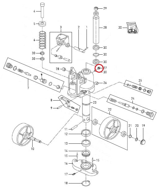 Screw Hydraulic Tank TRP0005 Total Lifter 144TA2905