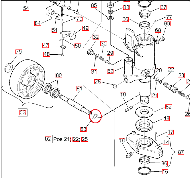 Locking Ring Stainless Steel BT Toyota 158809