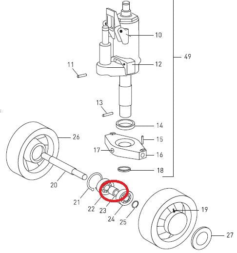 Distance Piece BT Toyota 161637