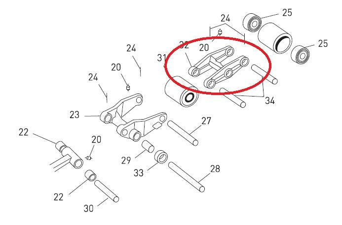 Wheel Holder Bracket BT Toyota 179206