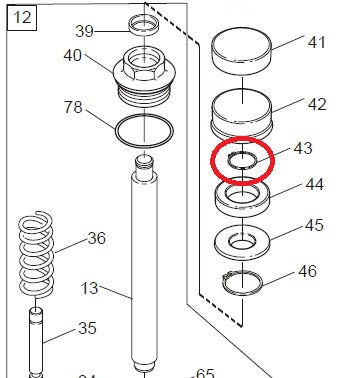 Circlip Stainless Steel LHM200ST BT Toyota 179412