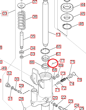 BT Toyota LHM200ST Locking Pin 3mm x 25mm 28572