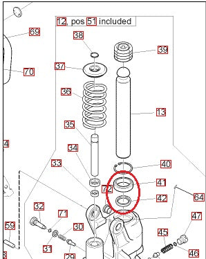 Seal Kit Lifting Piston BT Toyota 243927