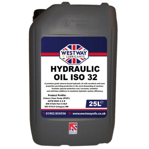 25 Litres of Hydraulic Oil ISO 32