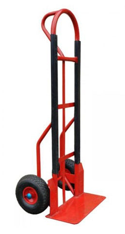 200kg P Handle High Back White Goods Sack Truck With Fixed Foot Plate