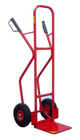 250kg D Handle High Back Sack Truck With Fixed Foot Plate