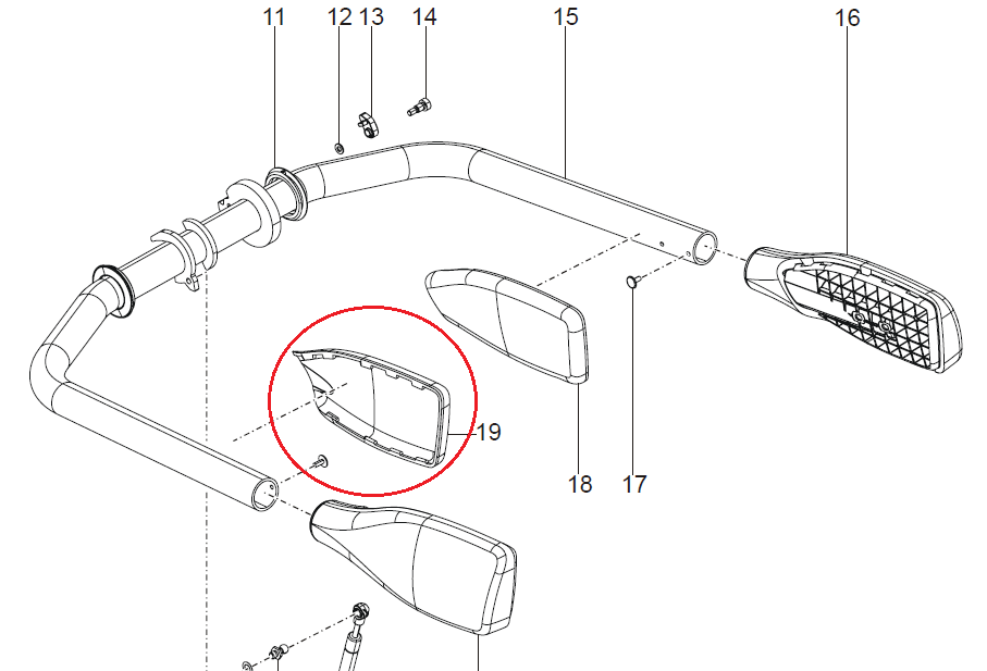 Housing Pad Left Hand Side BT Toyota LPE200 7532239