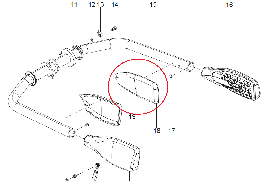 Housing Pad Right Hand Side BT Toyota LPE200 7532861