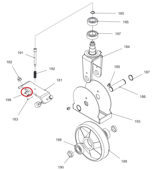 Brake Pad Nut ELF1001 Logitrans 920100