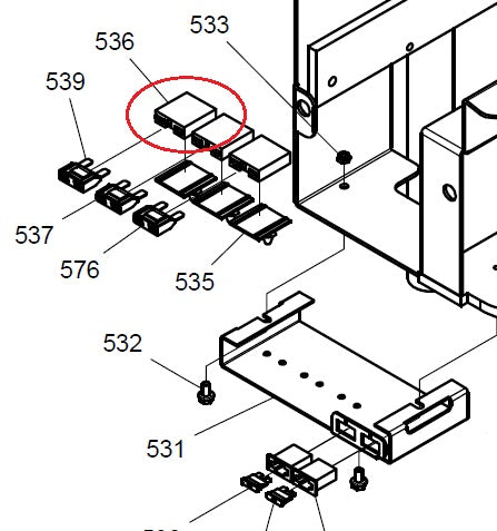 Maxi Fuse Holder With Fixing Plate Logitrans SELF1002 982160-1R